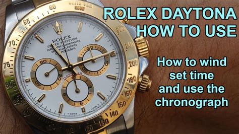 how to set date rolex daytona